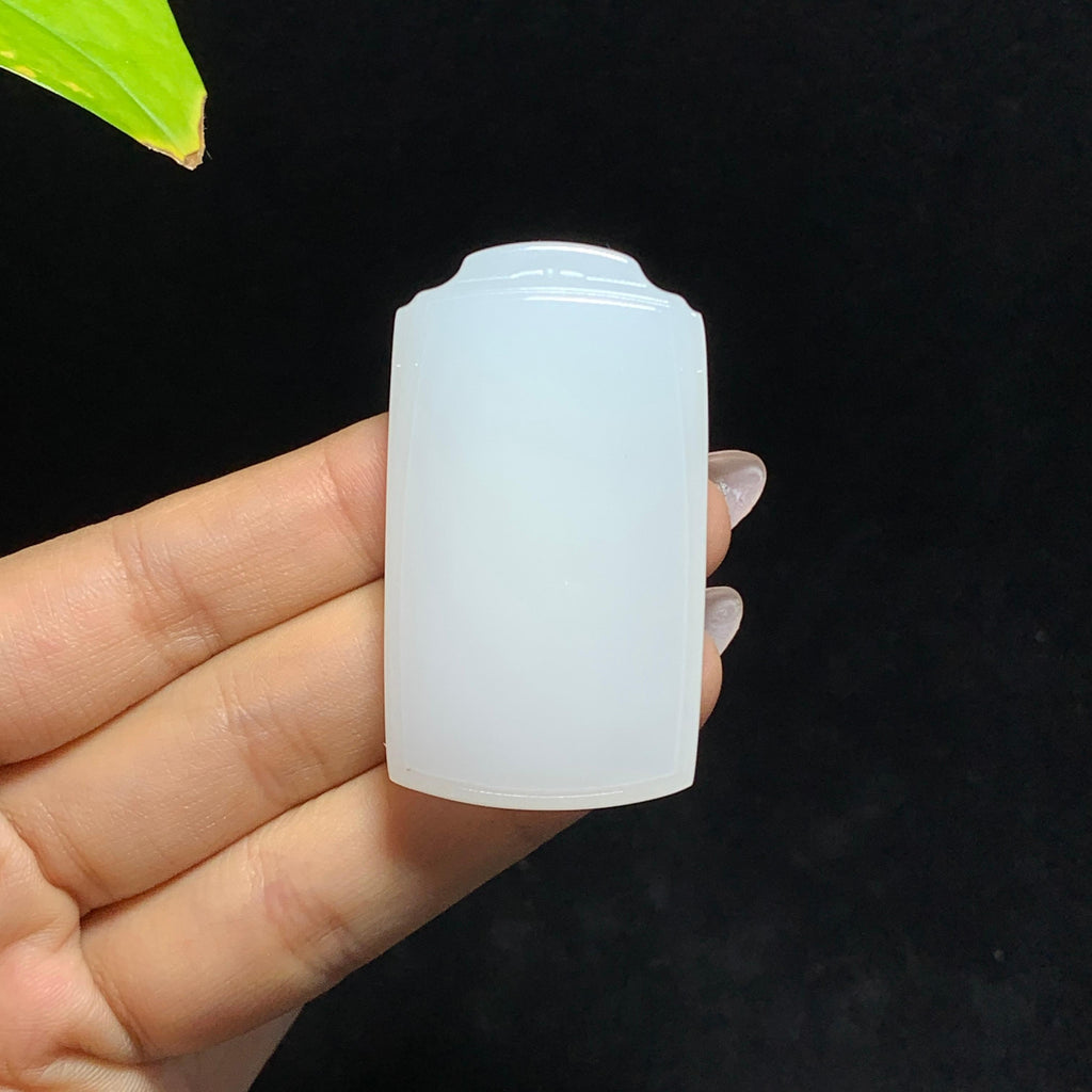 和田山料白玉无事牌挂件（37.7g）