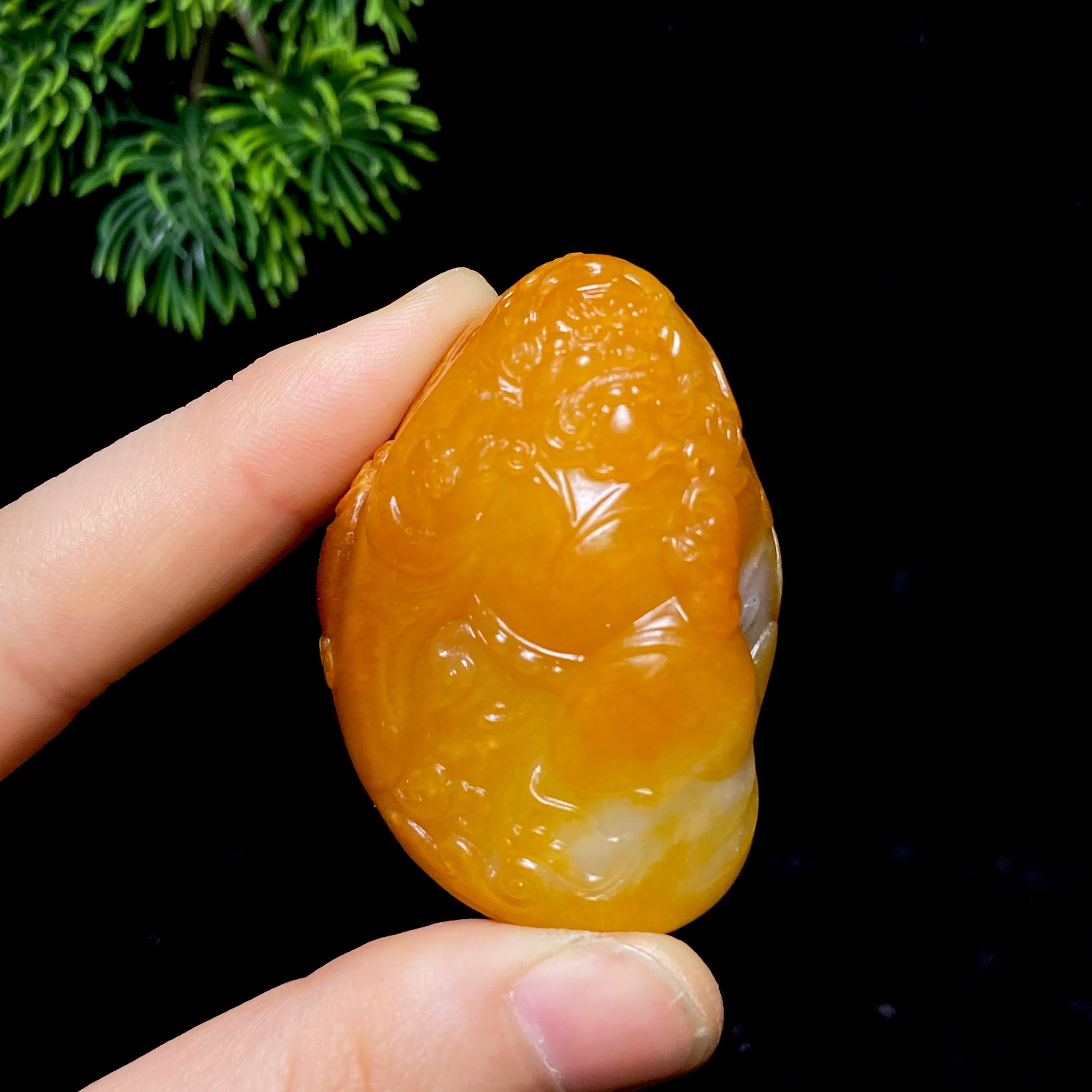 和田玉籽料钟馗（66.2g）