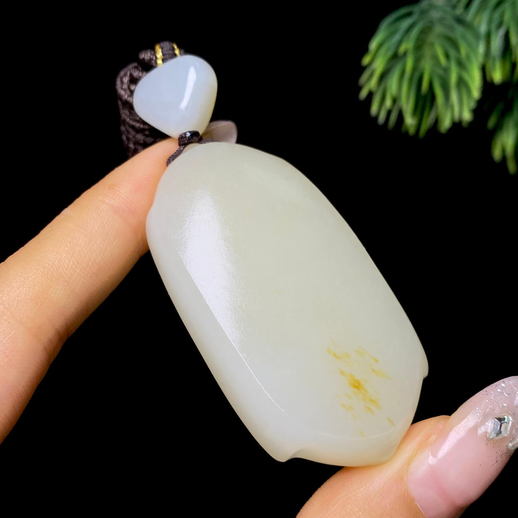 和田玉籽料无事牌（40.5g）