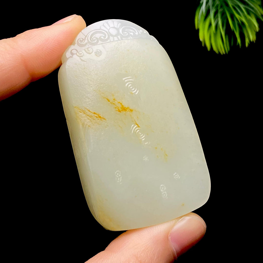 和田玉籽料山水牌（69.1g）