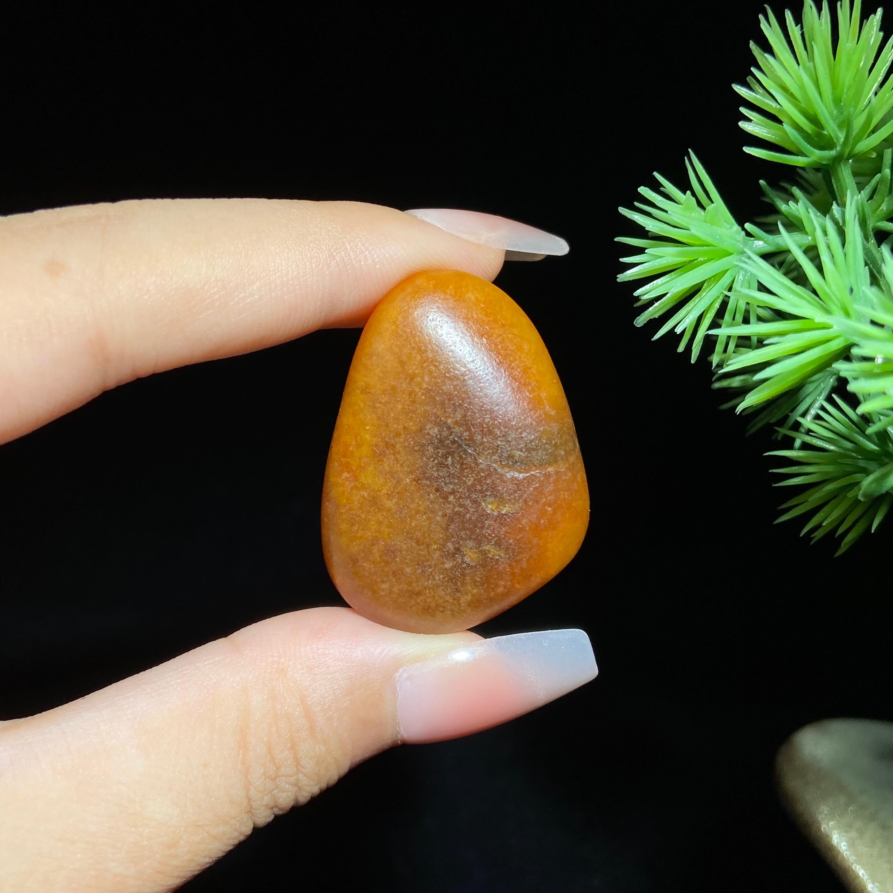 和田玉籽料貔貅（12.4g） – 厚德载玉