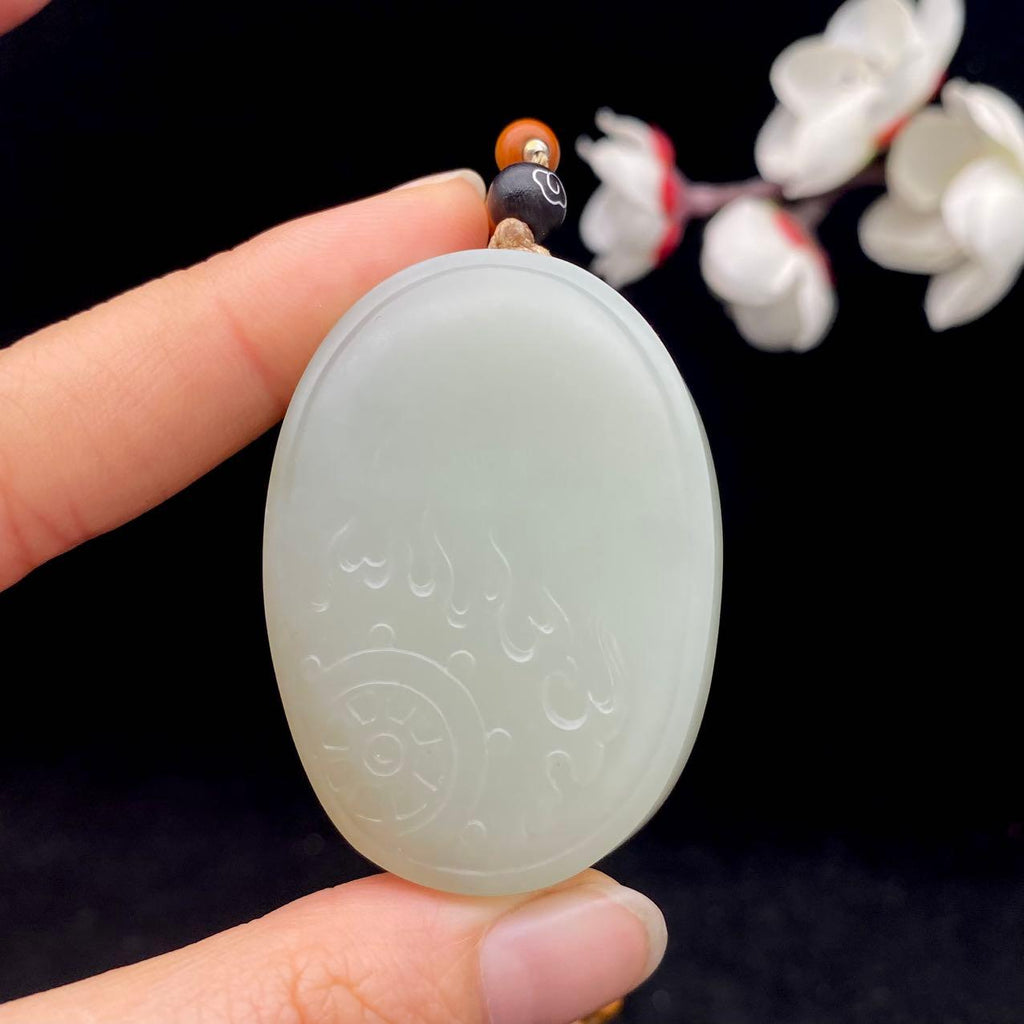 和田玉籽料【一念之间】挂件（59.7g）