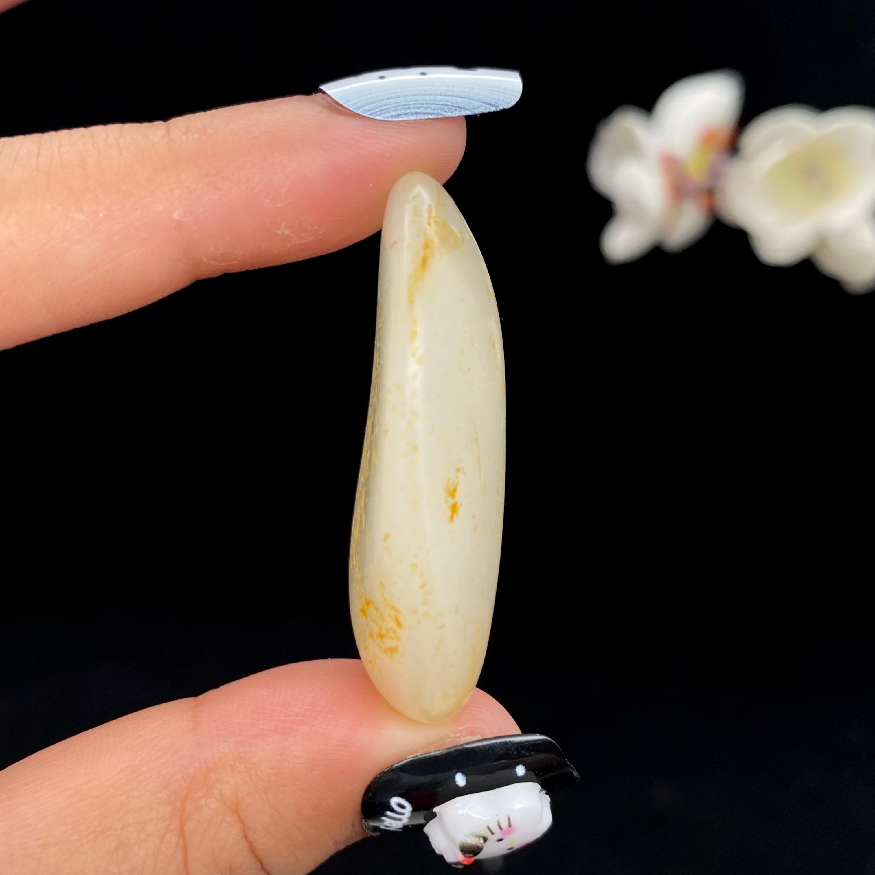 和田玉洒金皮籽料吊坠籽（17.2g）
