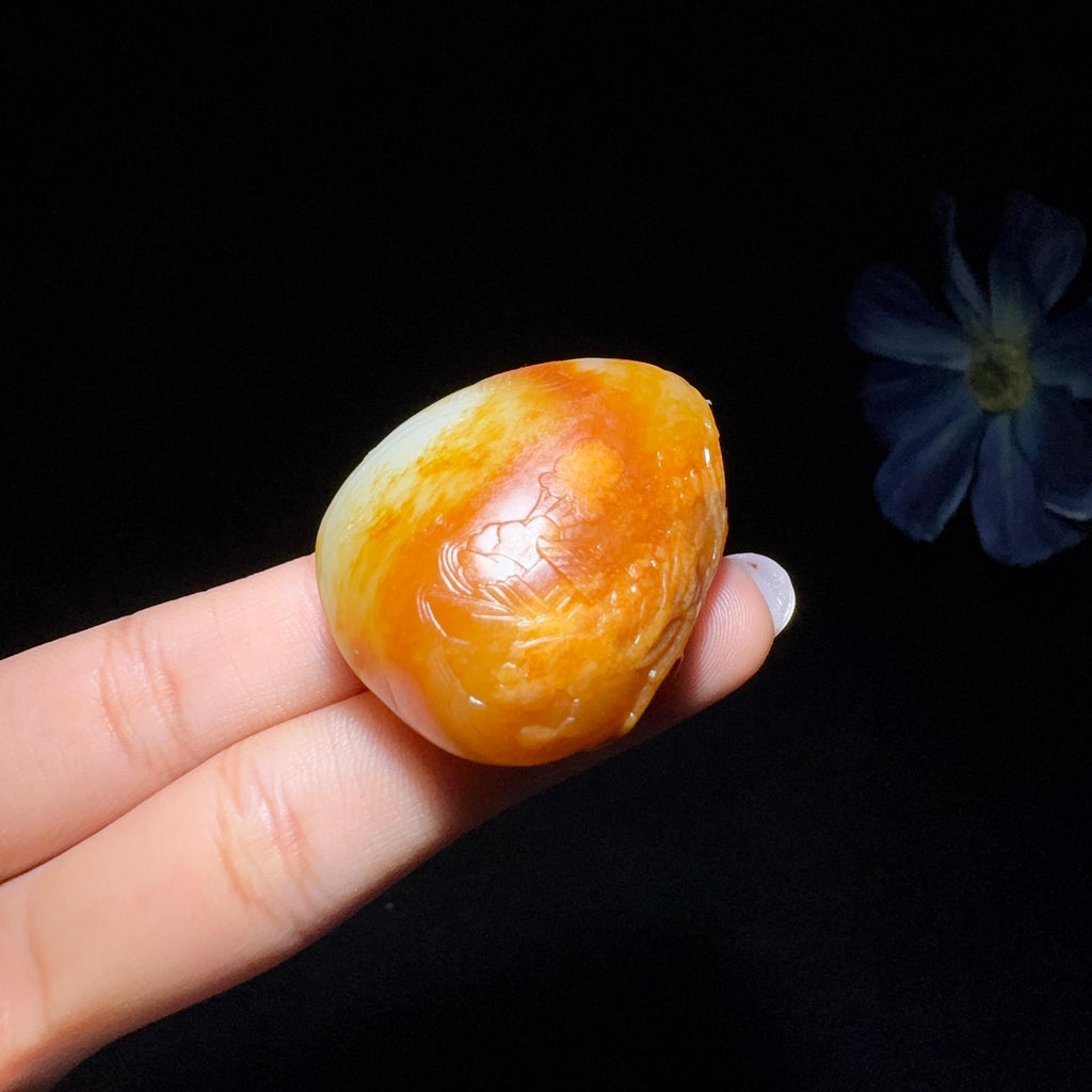 和田玉籽料喜上眉梢（36.1g）