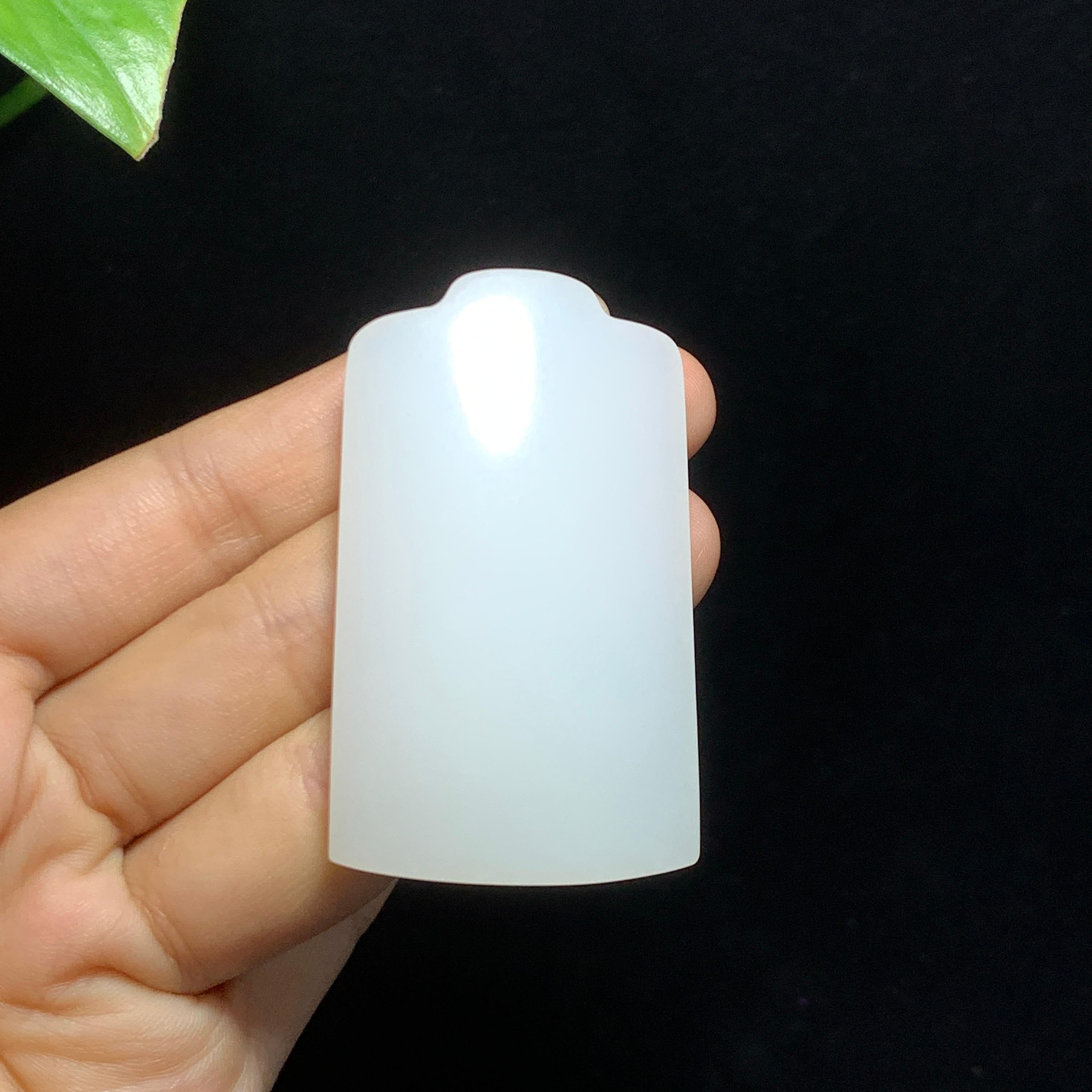和田山料白玉无事牌挂件（45.3g）