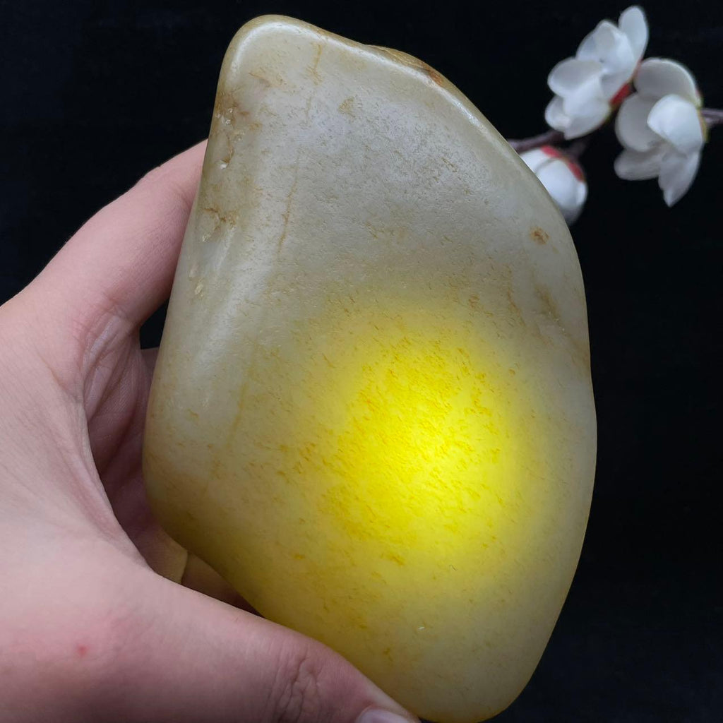 和田玉满洒金皮籽料（407.3g）