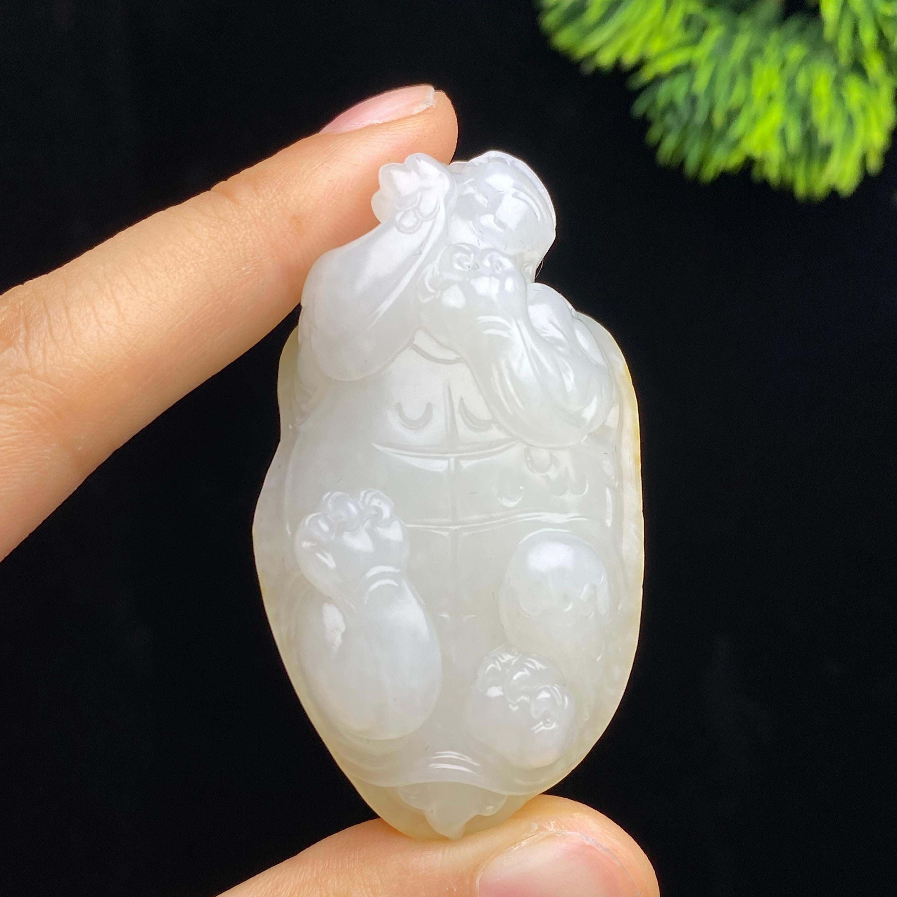 和田玉籽料龙龟（73.7g）