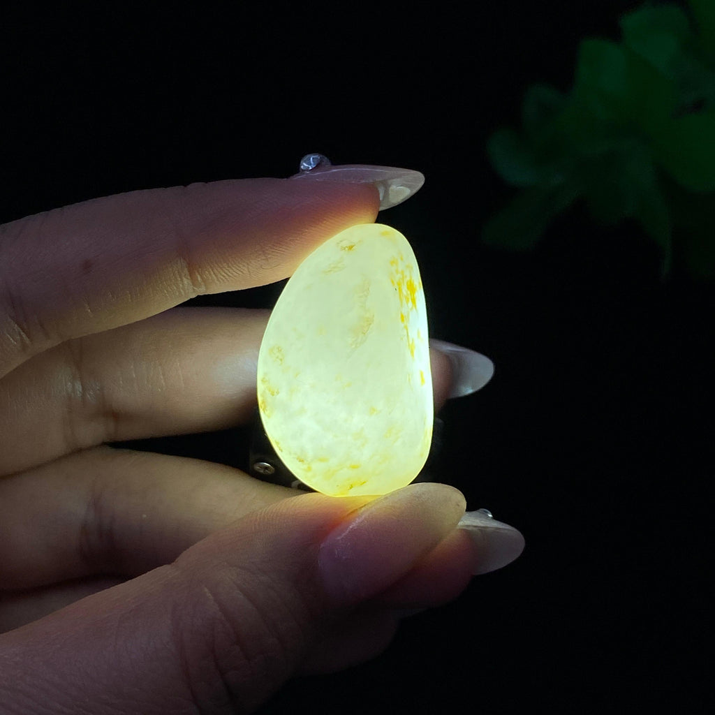 和田玉洒金皮籽料挂件（18.3g）