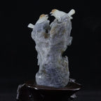 和田玉青花俏色 “双喜临门” 摆件（321.9g）