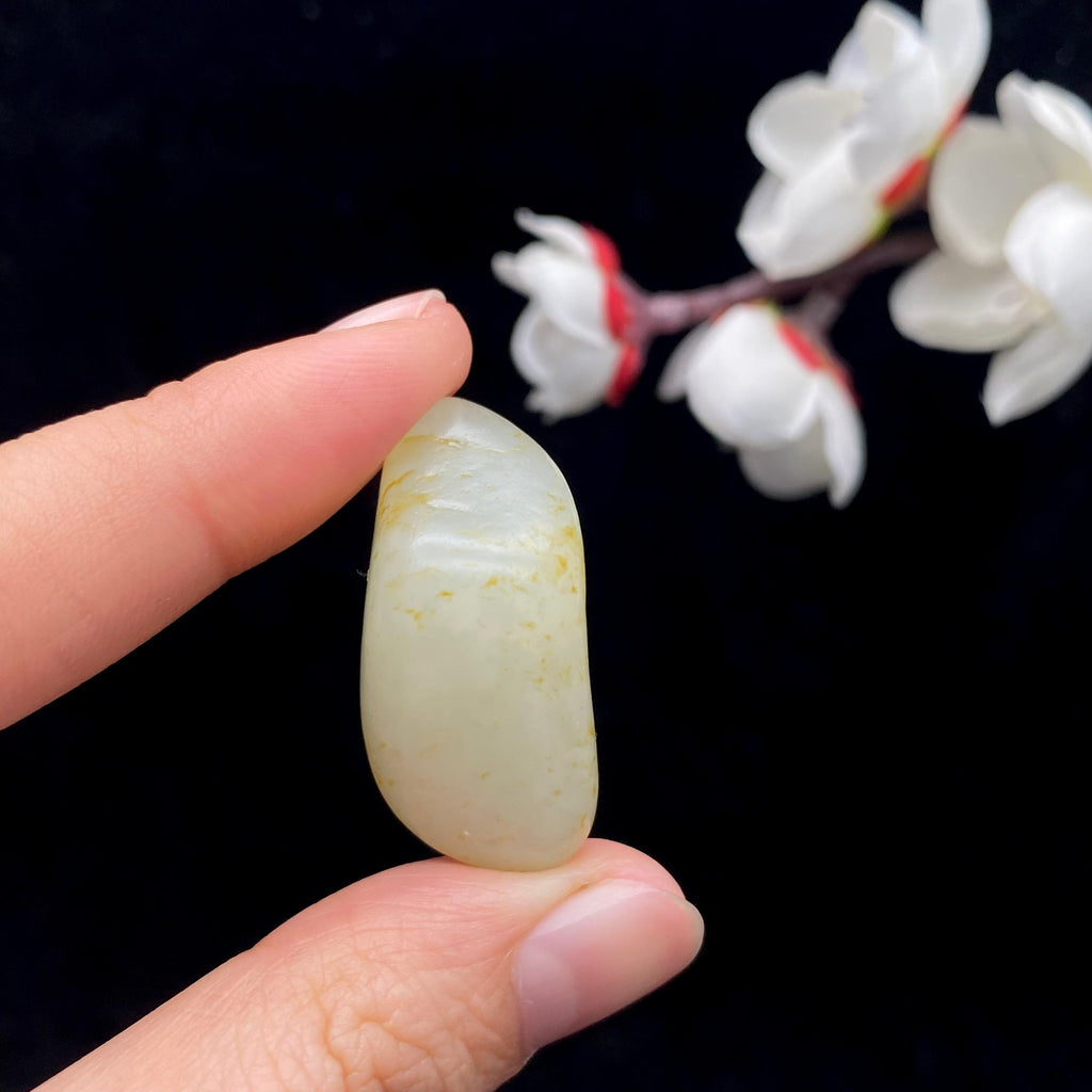 和田玉洒金皮籽料吊坠籽（14.2g）