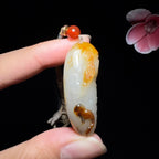 和田玉籽料财神（18.6g）