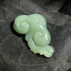 和田玉碧玉粉青如意（36.8g）