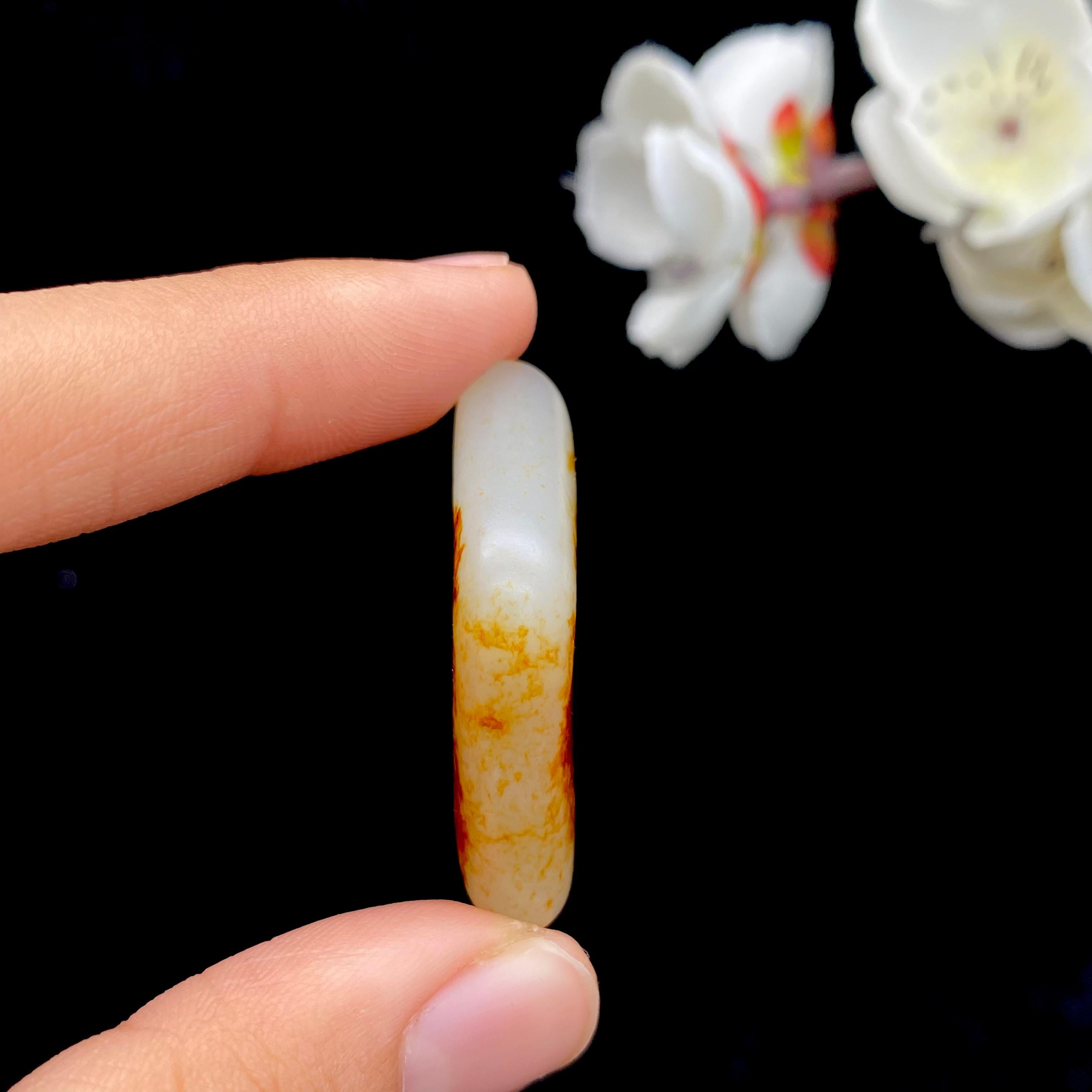 和田玉聚红皮籽料吊坠籽（13g）
