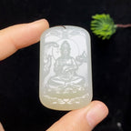 和田玉糖白观音（34.4g）