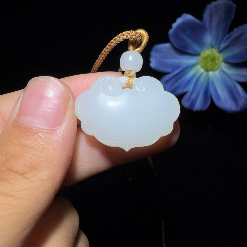 和田玉白玉宝宝锁（11.2g）