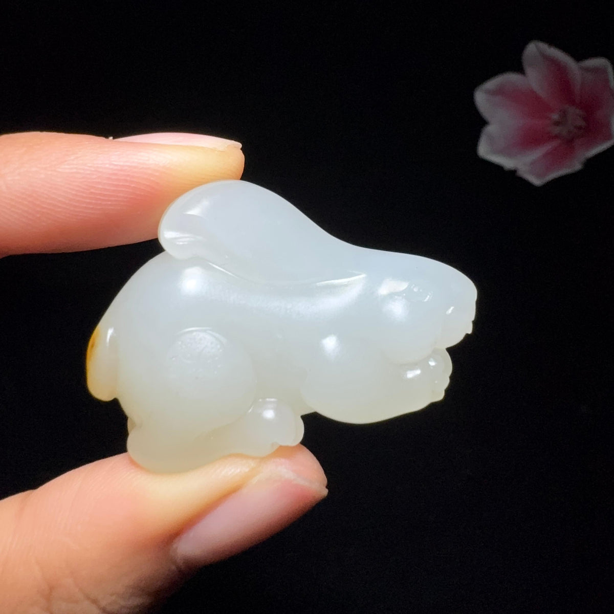 和田玉籽料挂件兔子（g）