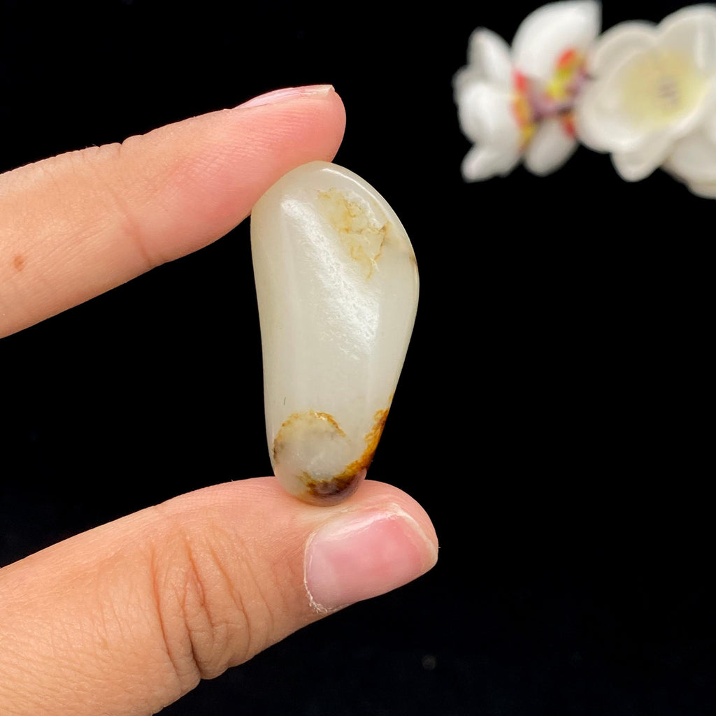 和田玉聚黄皮籽料（20.9g）