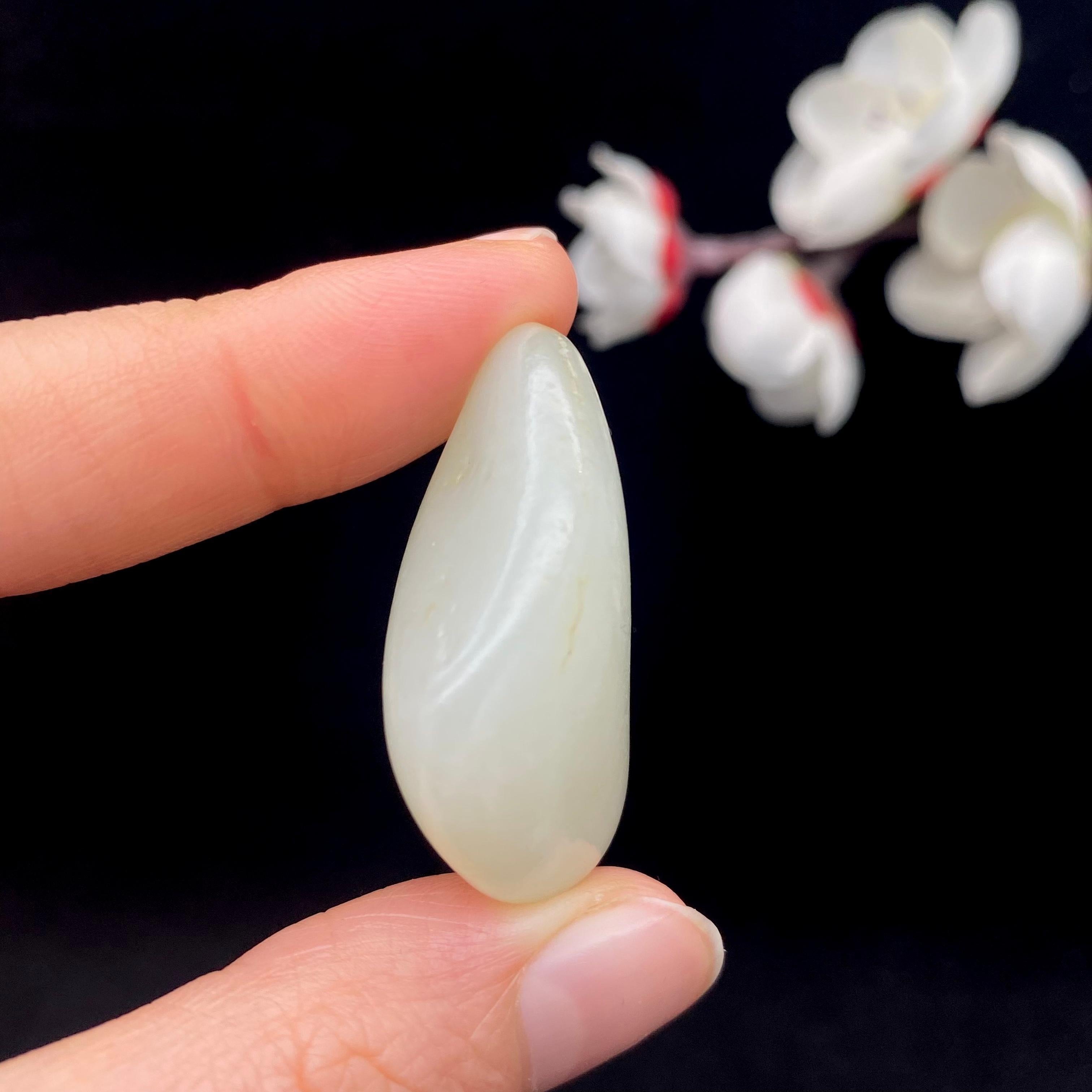 和田玉洒金皮籽料挂件（20.2g）