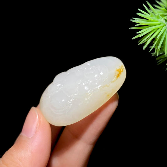 和田玉籽料佛公（16.3g）