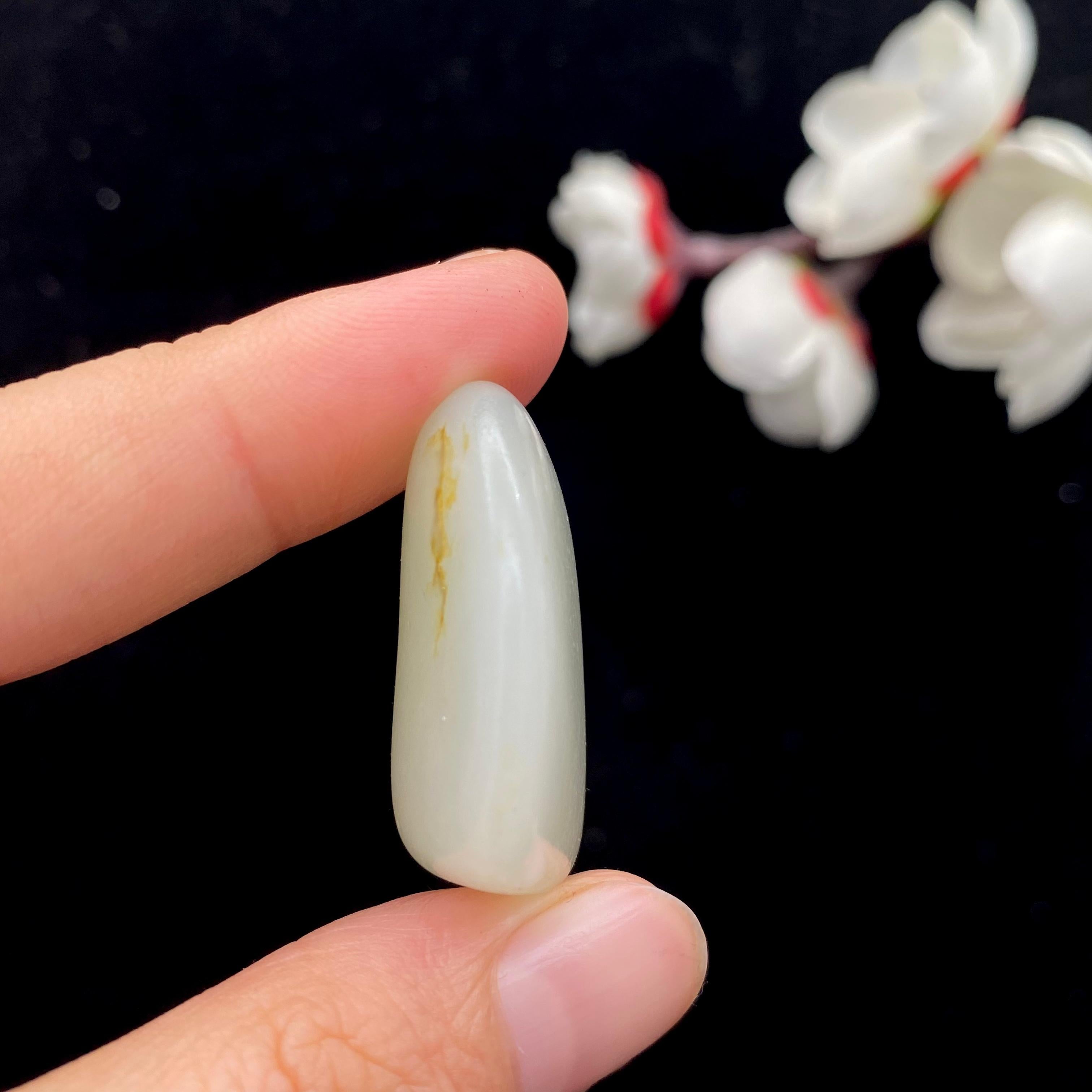 和田玉白玉籽料（12.3g）