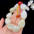 和田玉洒金皮籽料【精品手串】（113.3g）
