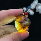 和田玉籽料【猴子】挂件（14g）
