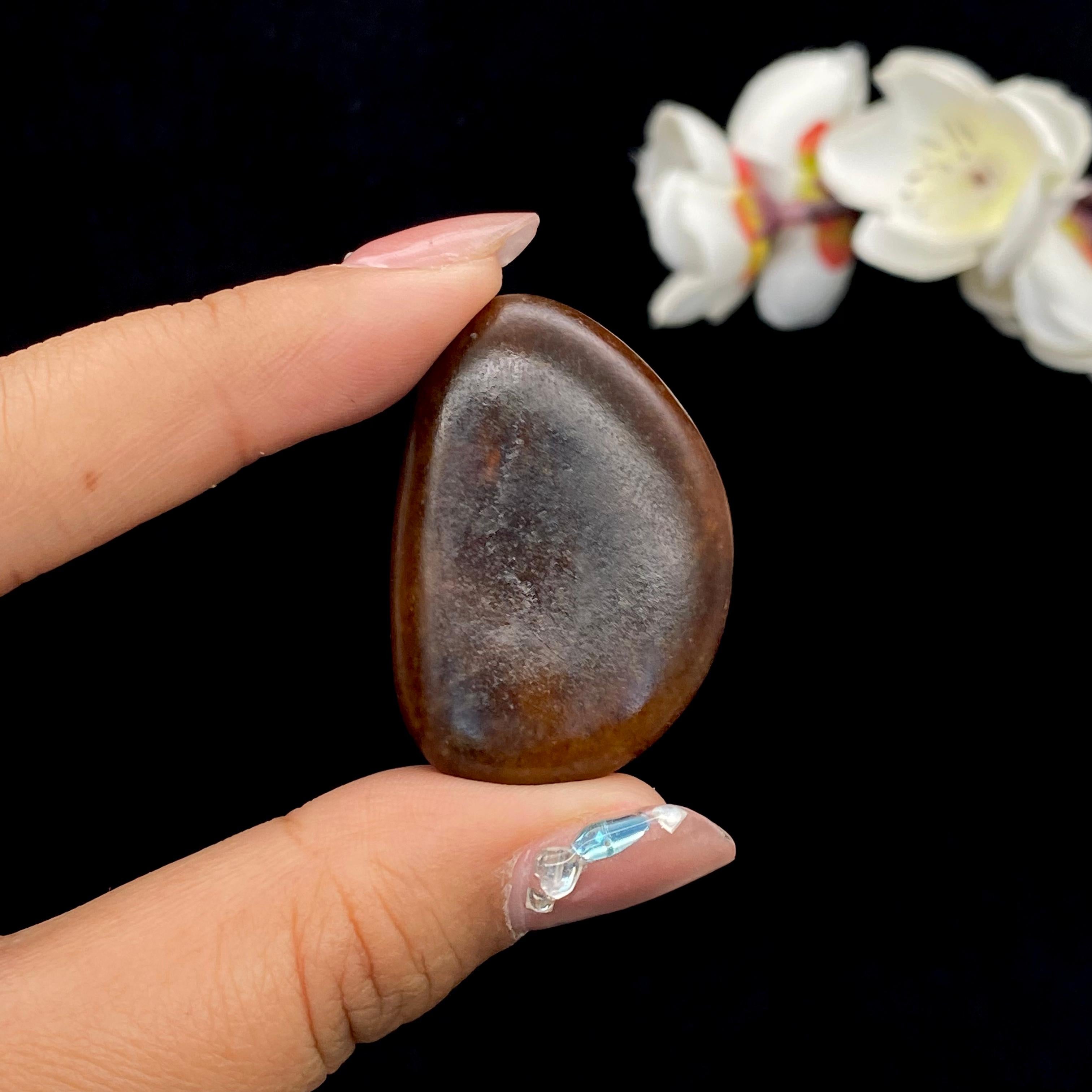 和田玉红沁皮籽料原石（26.2g）