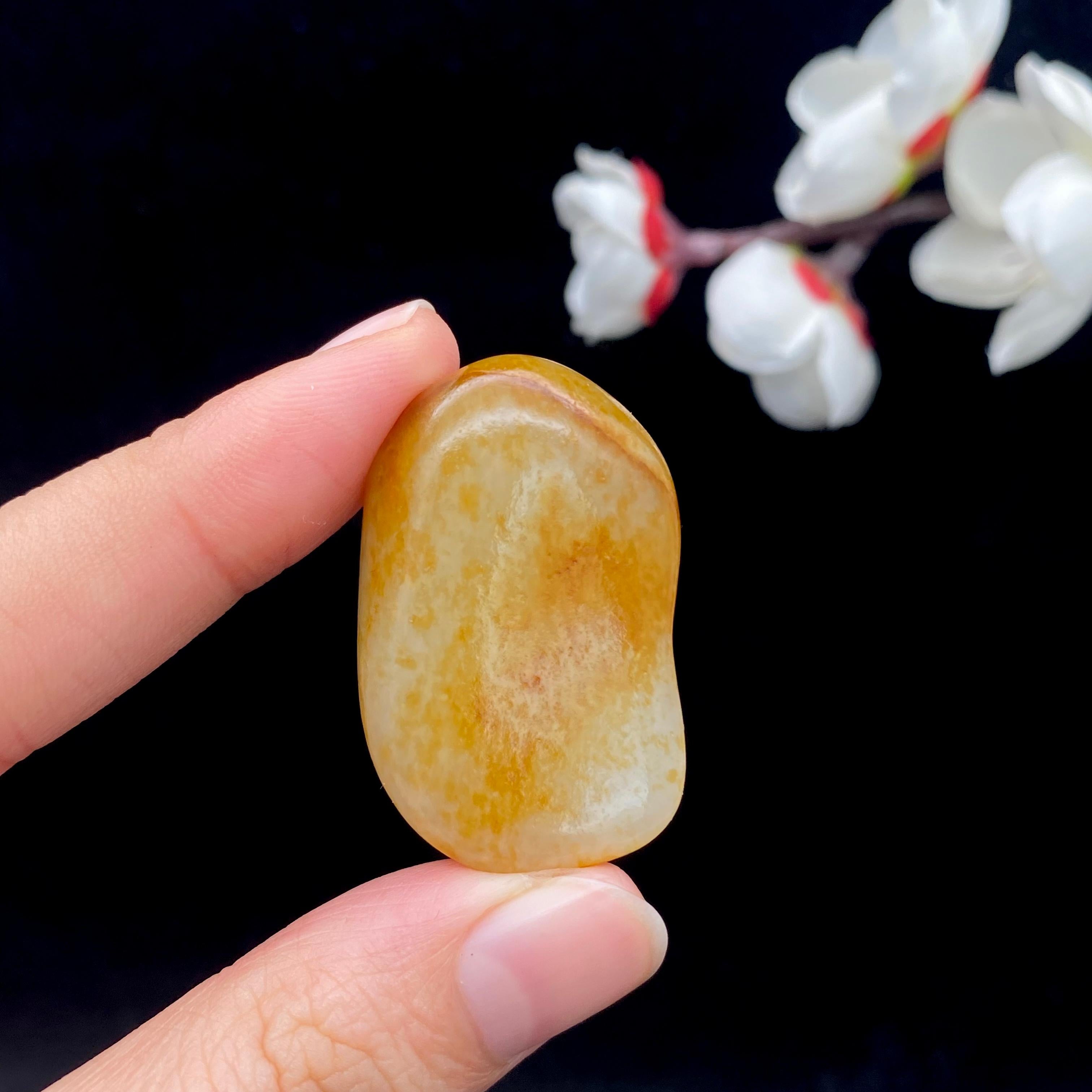 和田玉洒金皮籽料吊坠籽（14.2g）