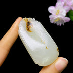 和田玉籽料无事牌（40.9g）