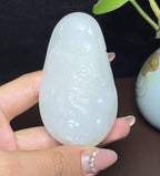 和田羊脂玉观音（101.8g）