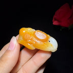 和田玉籽料猴子挂件挂件（25.6g）