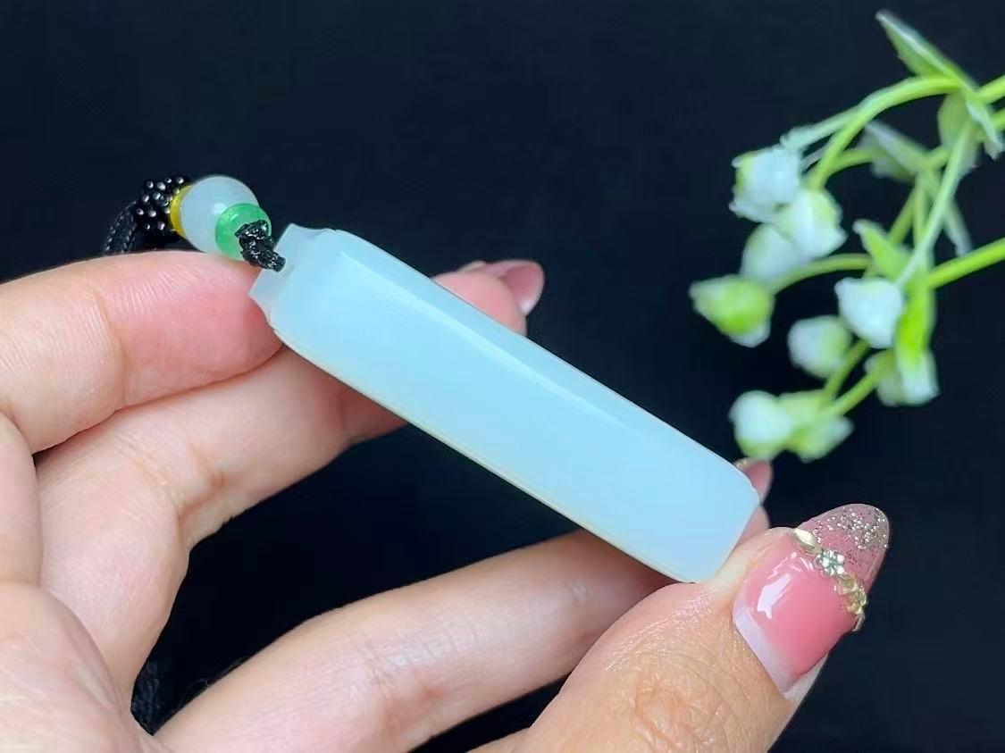 和田白玉平安无事牌（59.9g）