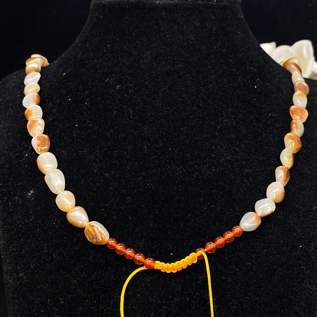 和田玉聚黄皮籽料【精品项链】（44g）