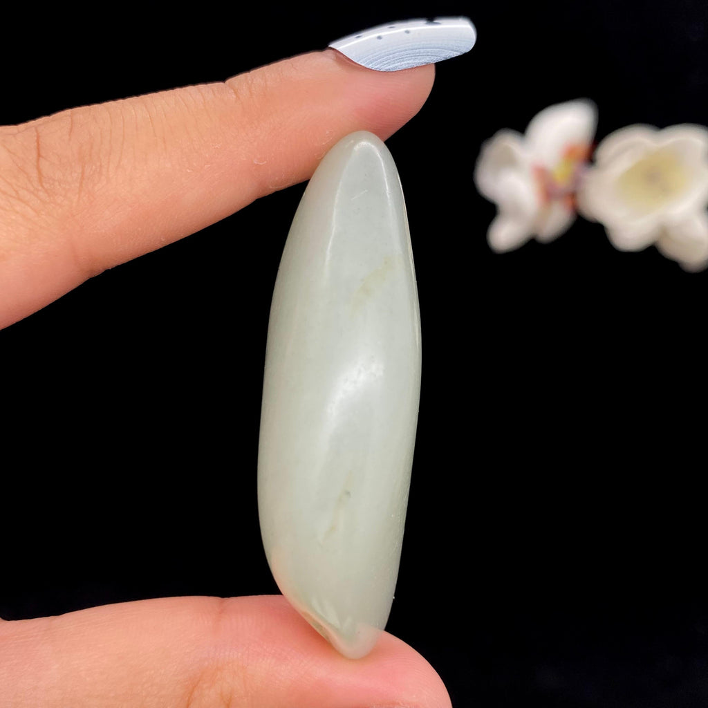 和田玉青白玉籽料大挂件（37.3g）