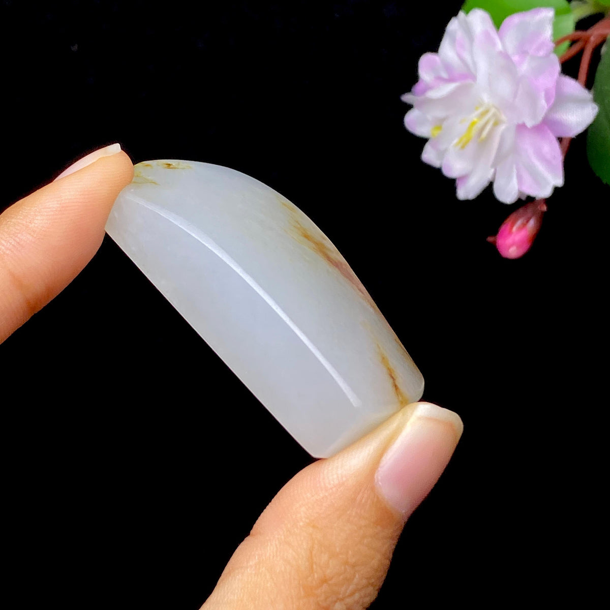 秒杀和田玉籽料无事牌（40.6g）