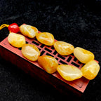 和田玉洒金皮【精品手串】（52.1g）