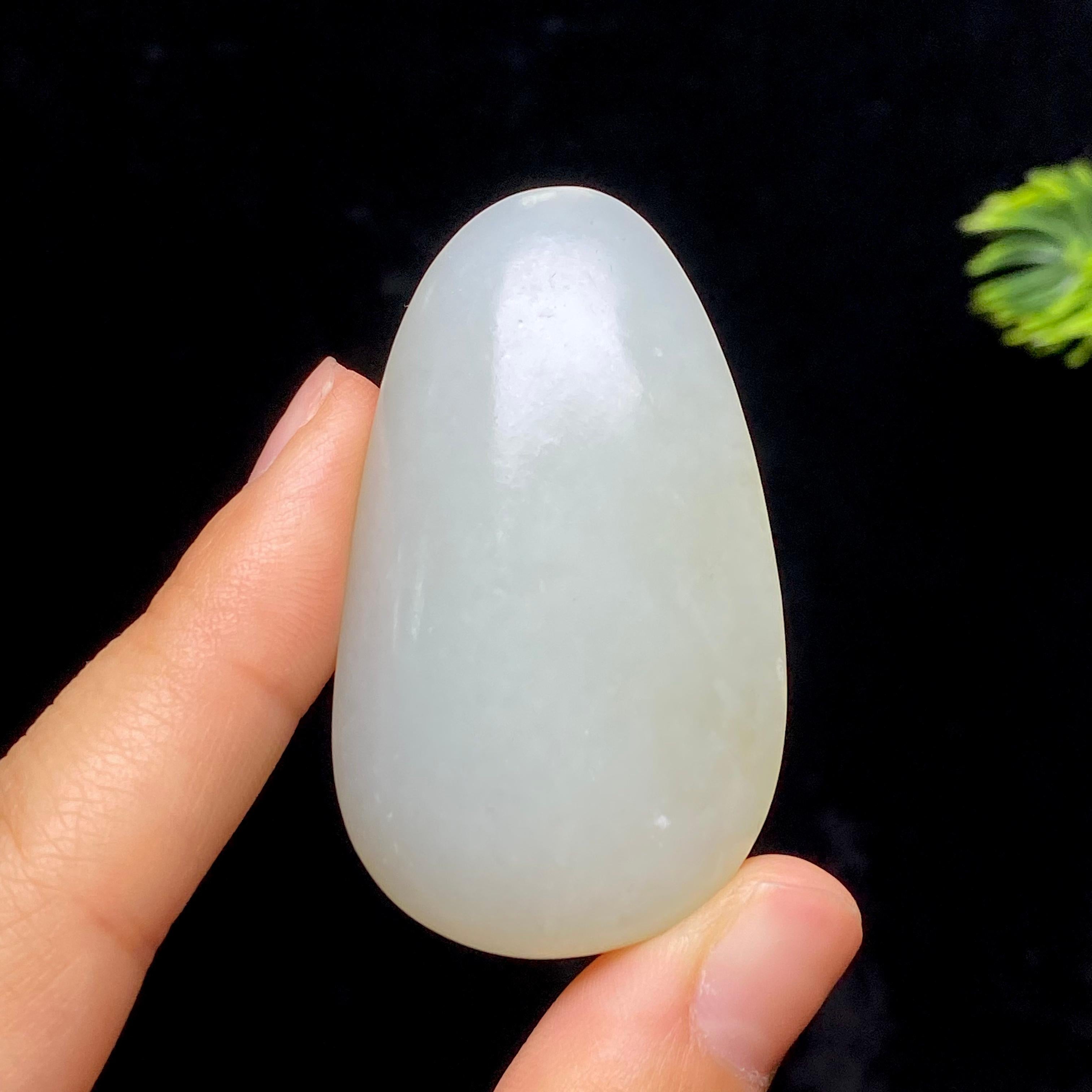 和田玉糖白观音12604220370（35.8g）