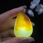 和田玉聚黄皮籽料原石（23.8g）