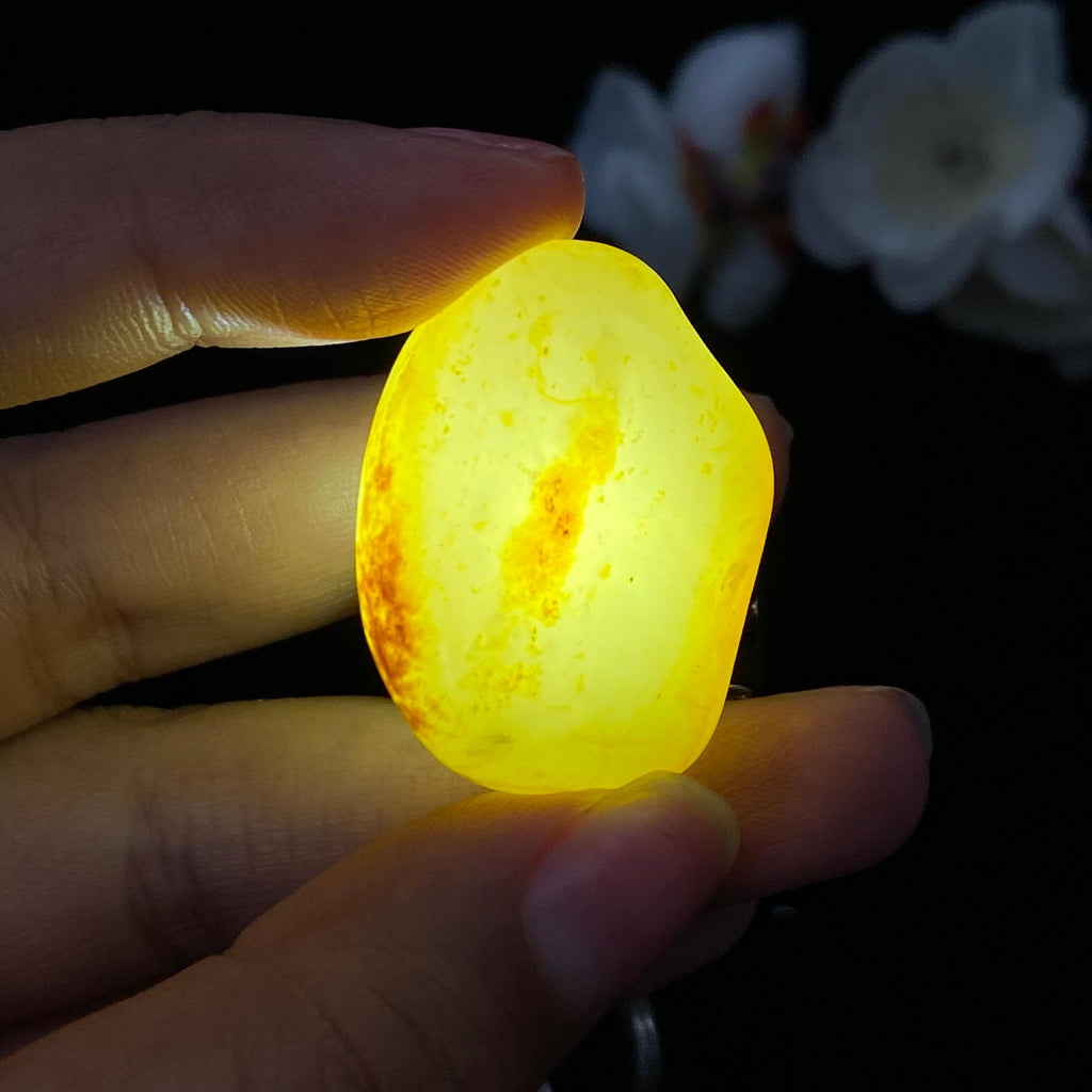 和田玉洒金皮籽料吊坠籽（15.1g）