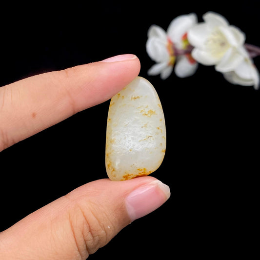 和田玉洒金皮籽料吊坠籽（8.2g）