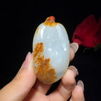 和田玉籽料挂件大日如来（57.8g）