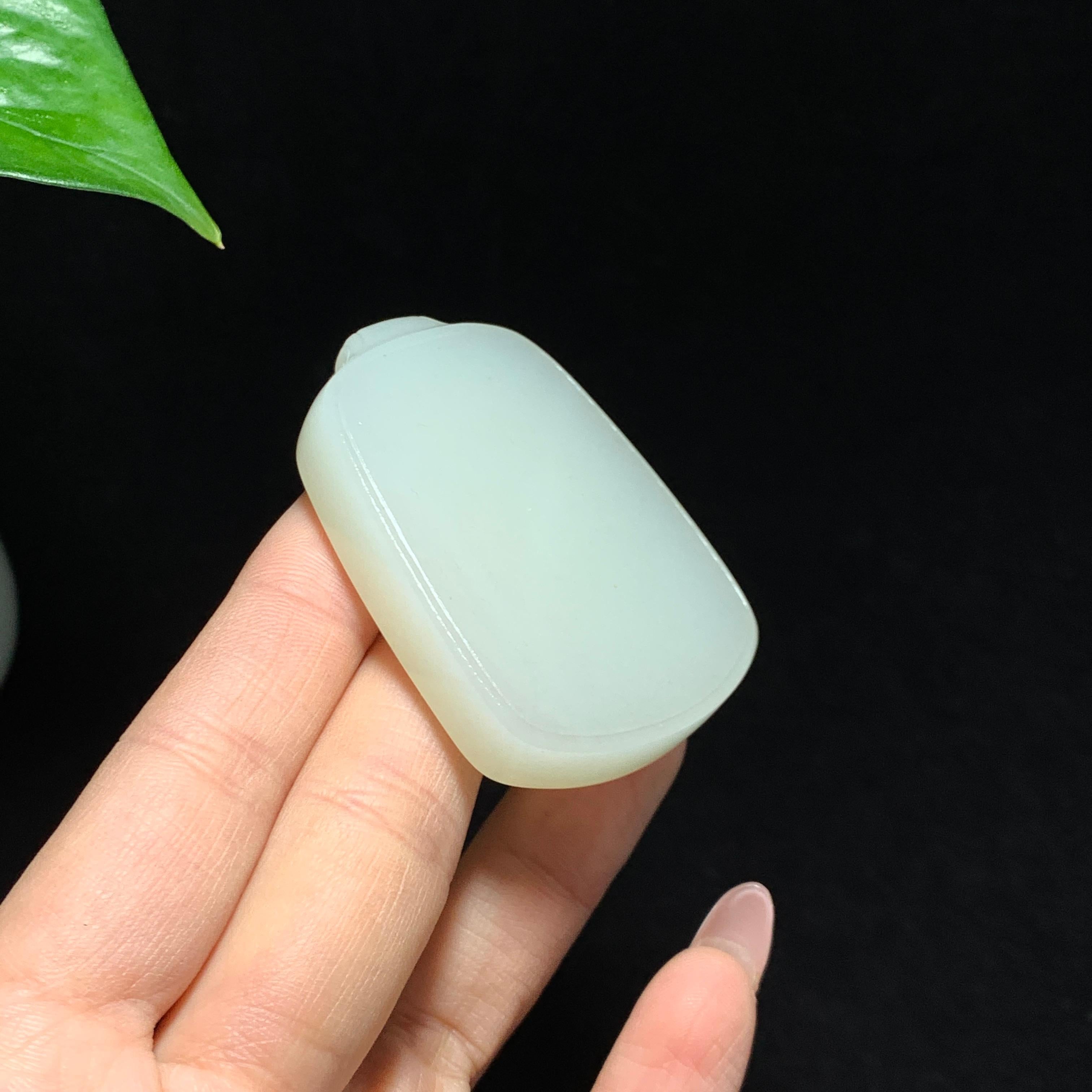 和田籽料白玉无事牌（60.0g）