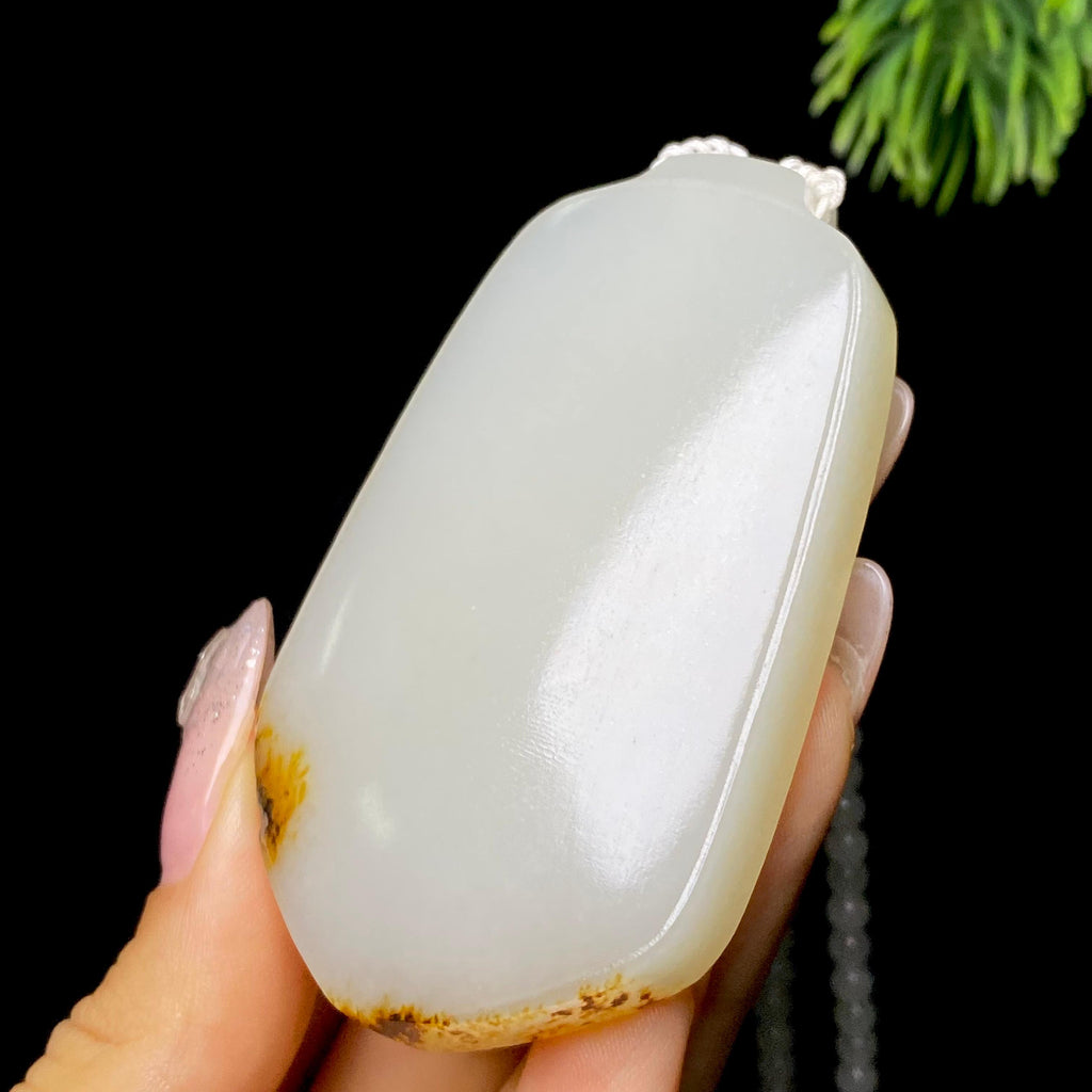 和田玉籽料无事牌（61.1g）