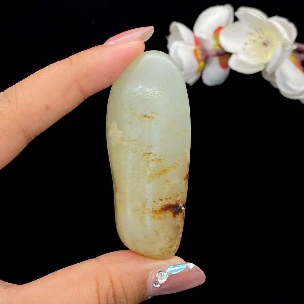 和田玉洒金皮籽料挂件（41.2g）