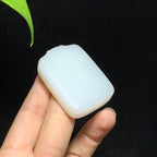 和田山料白玉无事牌挂件（49.4g）