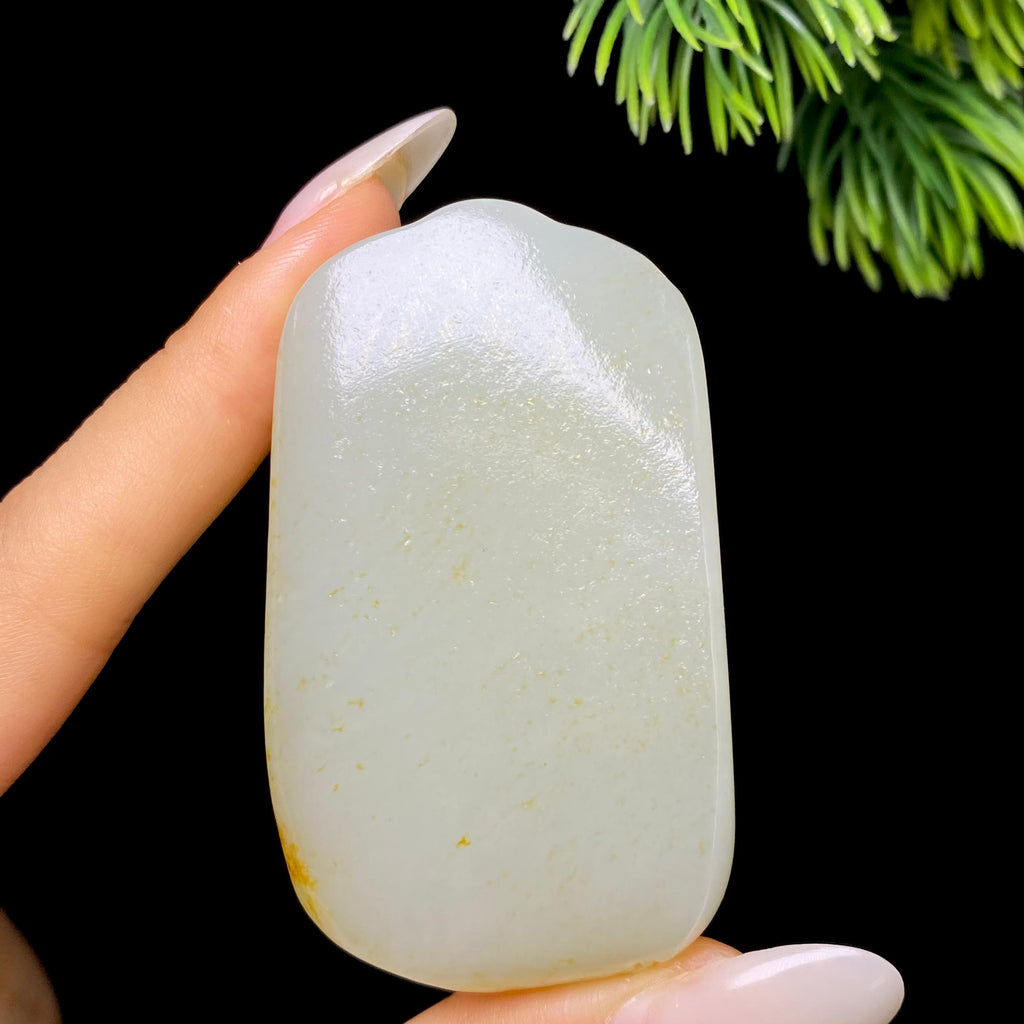 和田玉籽料无事牌（55.3g）