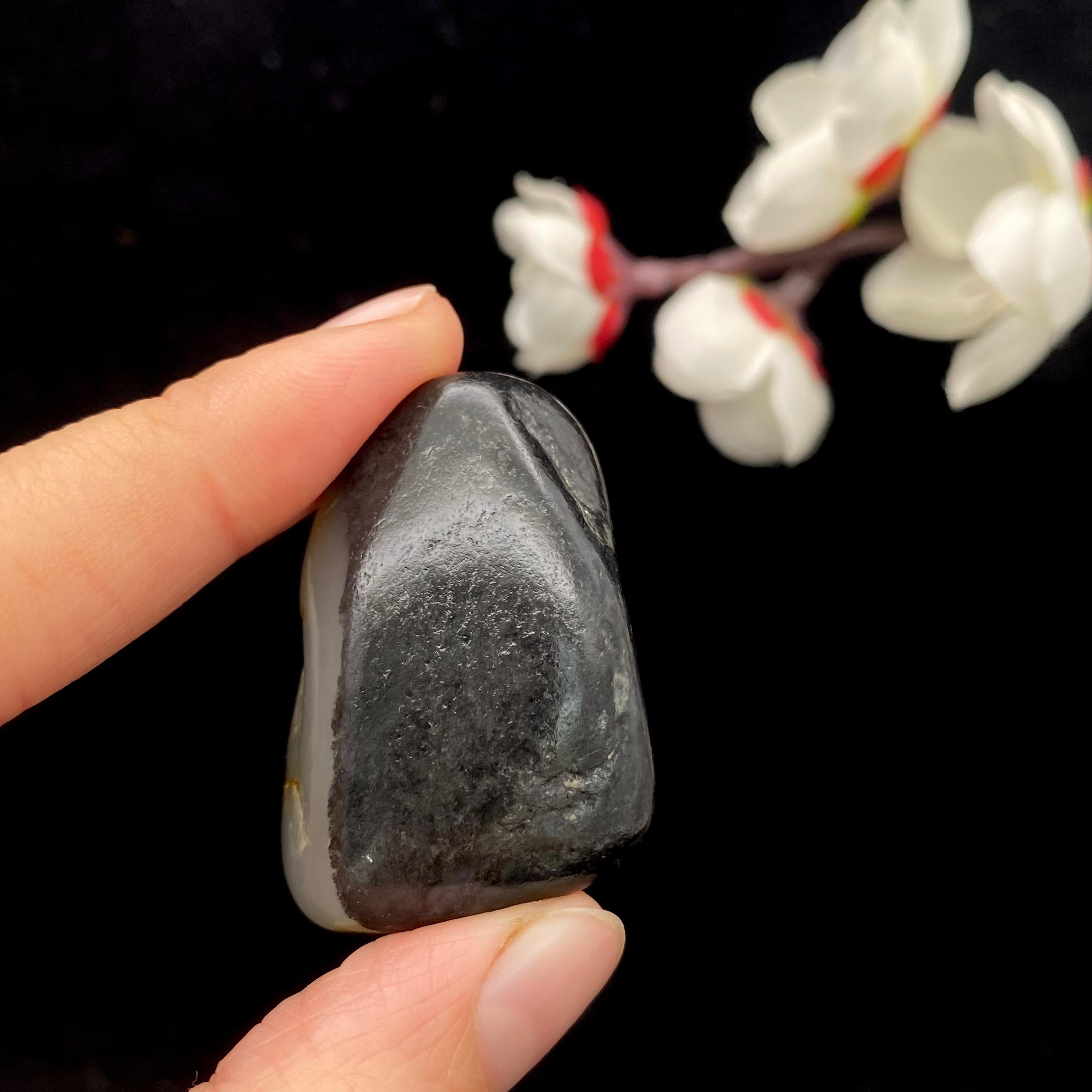 和田玉青花籽料原石（21.2g）