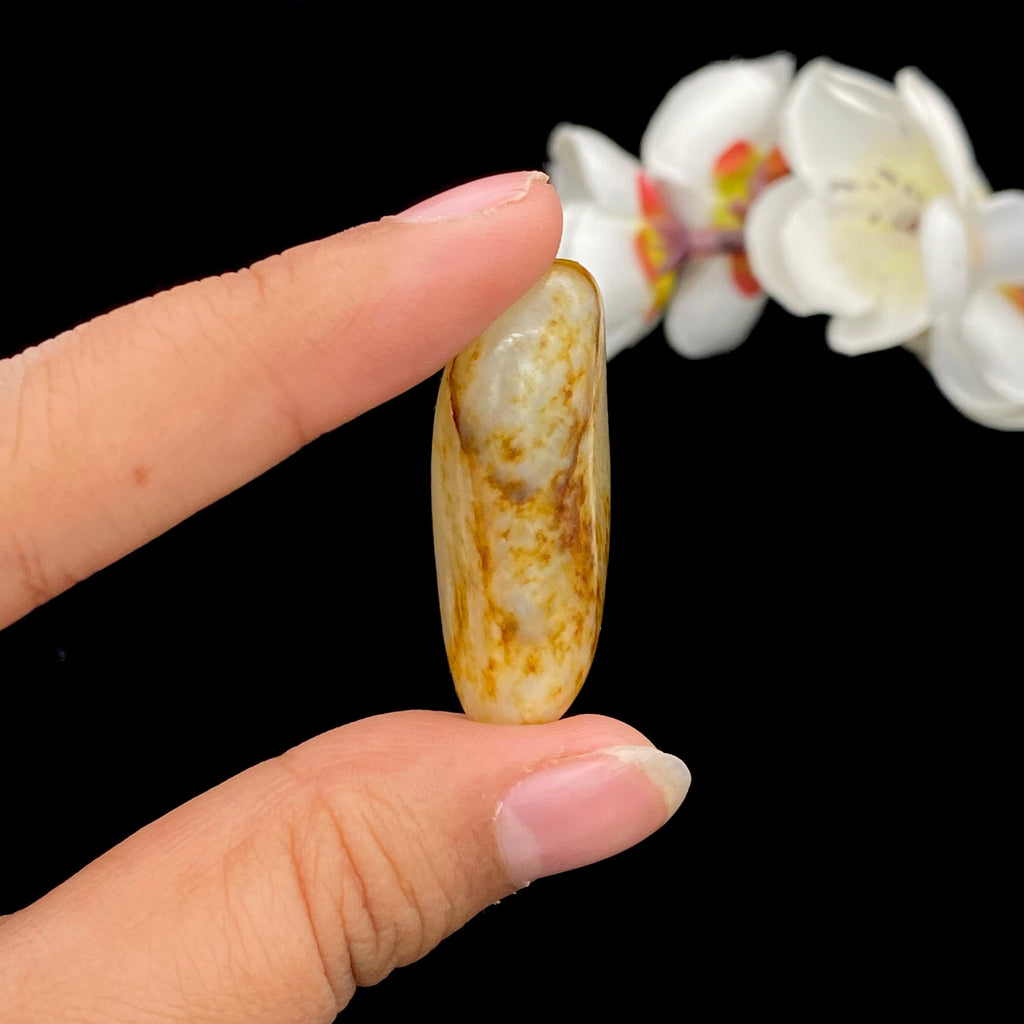 和田玉洒金皮籽料吊坠籽（15.9g）