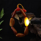 和田玉黄沁皮籽料【精品手串】（56.4g）