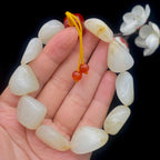 和田玉洒金皮籽料【精品手串】（53.3g）
